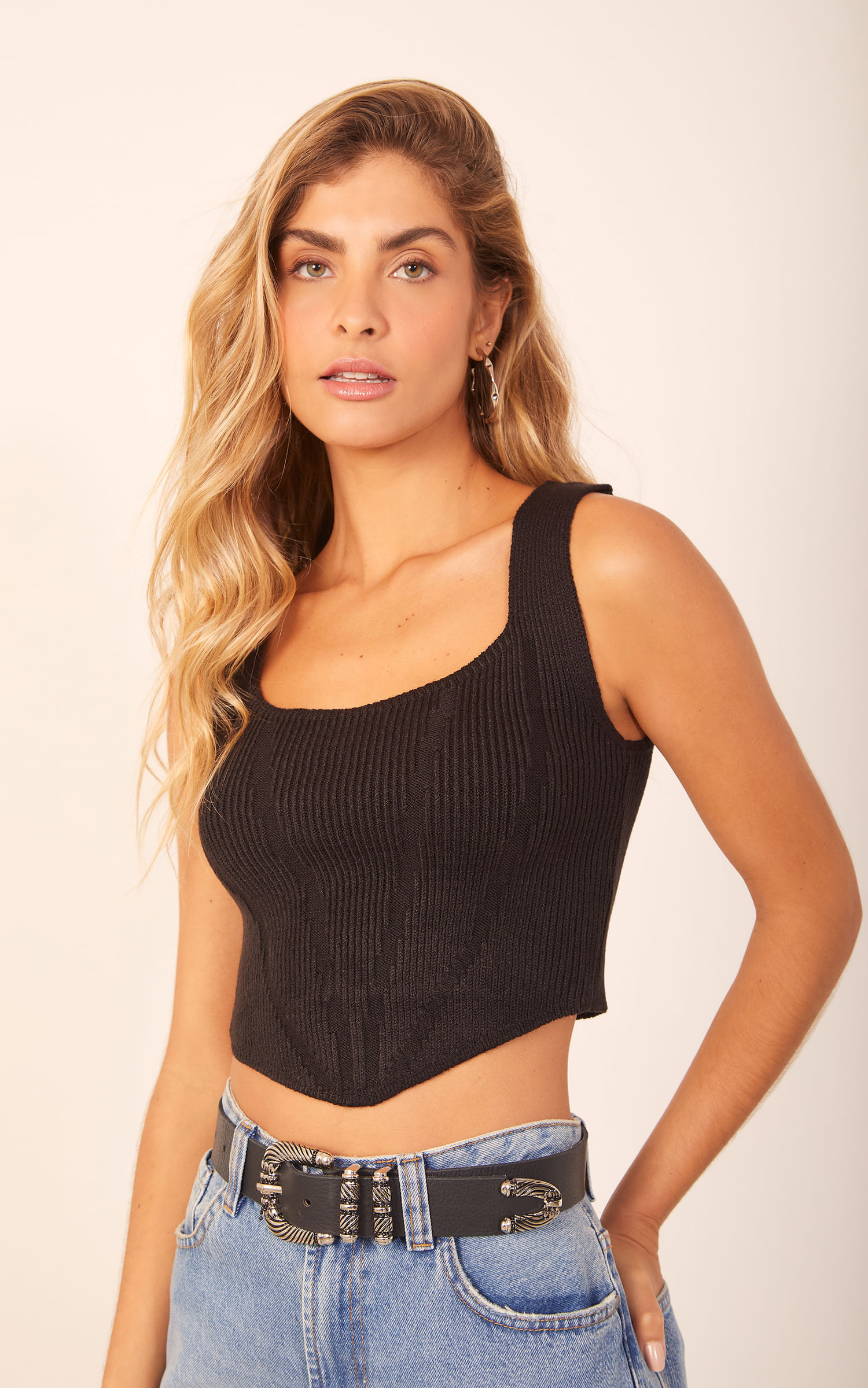 CROPPED CORSET TRICOT - lizie